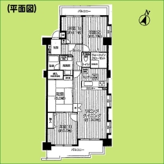 中古マンション レインボー第3半田 4LDK+WIC 成約済