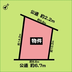 売土地　半田市成岩本町１丁目　