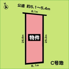 売土地 半田市栄町2丁目 C号地 全3区画