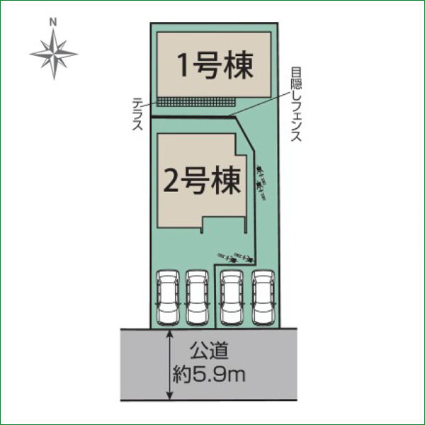 新築分譲住宅 半田市大松町2丁目 2号棟 全2棟